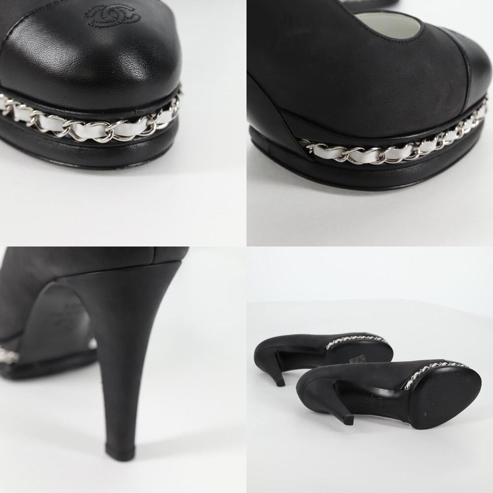 Chanel Classic Calfskin Pump High Heels - Picture 4 of 6